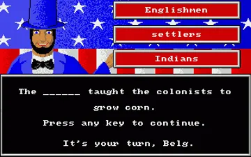 All About America_Disk1 screen shot game playing